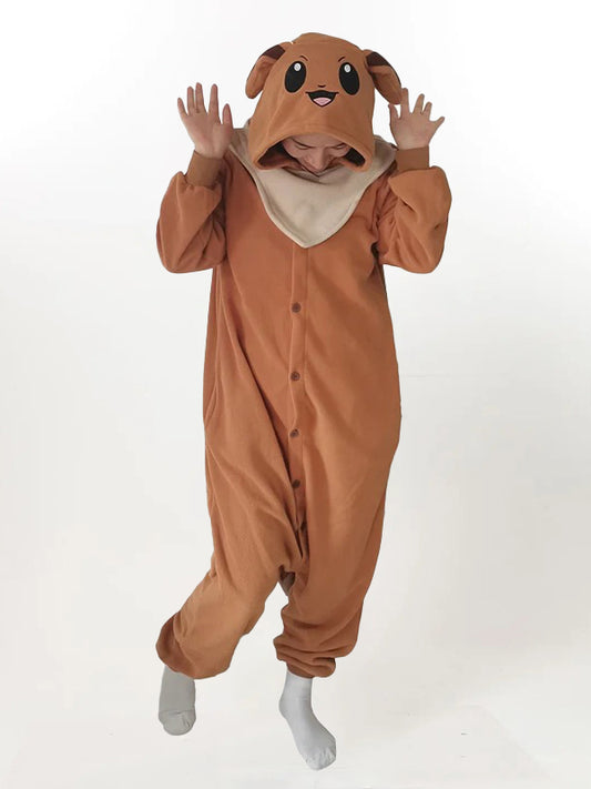 Playful Brown Fox Onesie